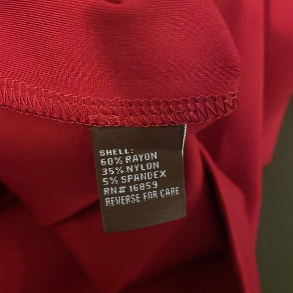 J. McLaughlin Letty Dress NWT Red Bell Sleeve Dress Size Medium - Picture 10 of 12